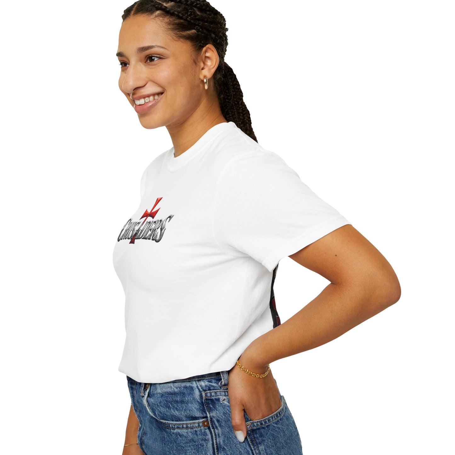 Here Am I, Send Me Crusaders Heavyweight T-Shirt