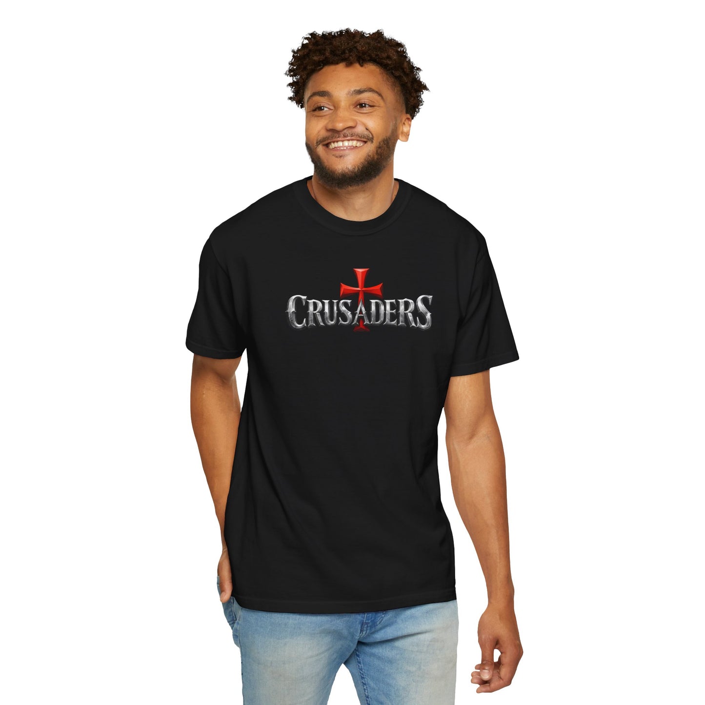 Here Am I, Send Me Crusaders Heavyweight T-Shirt
