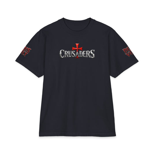 Psalm 144:1 Crusaders Heavyweight Tee