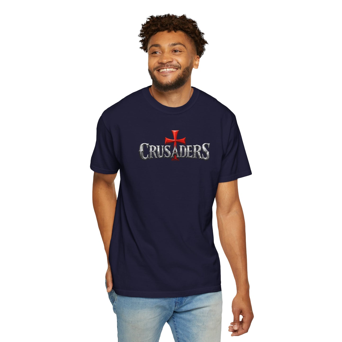 Here Am I, Send Me Crusaders Heavyweight T-Shirt