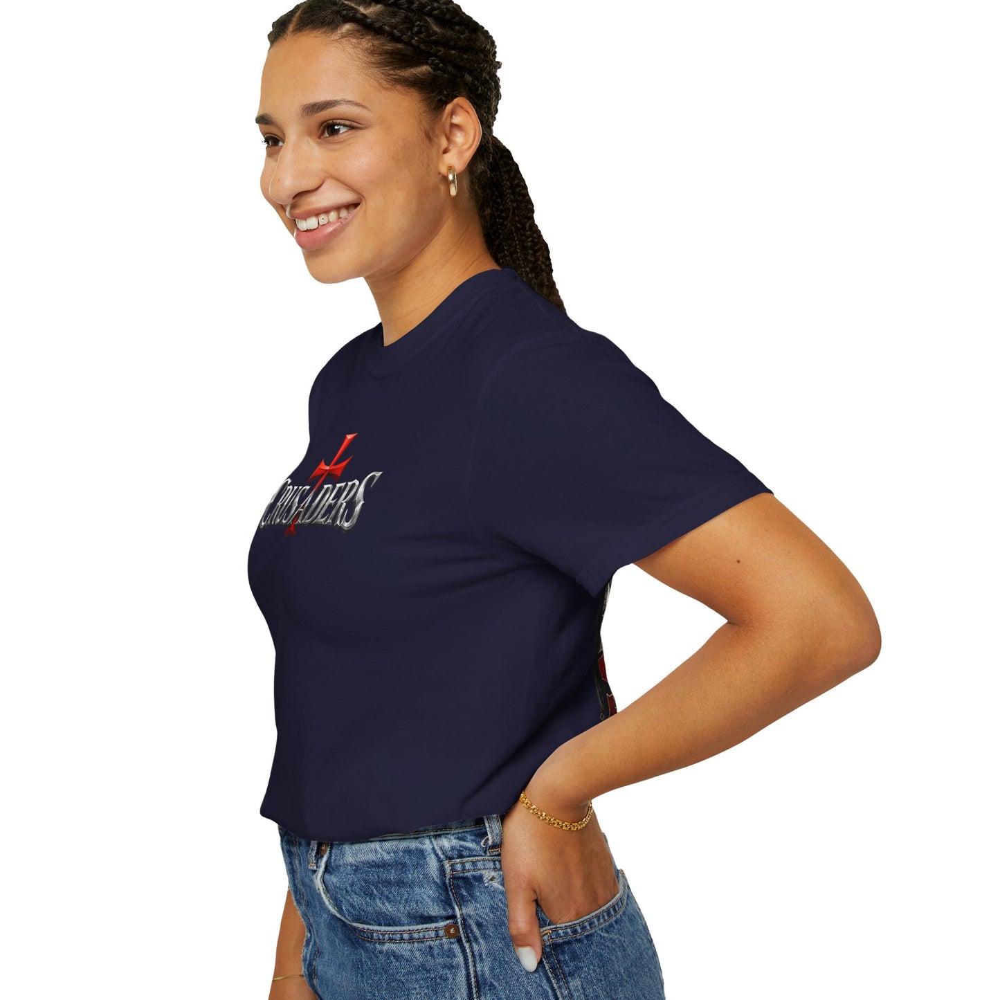 Here Am I, Send Me Crusaders Heavyweight T-Shirt