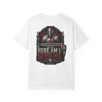 Here Am I, Send Me Crusaders Heavyweight T-Shirt