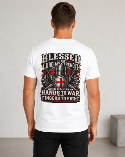 Psalm 144:1 Crusaders Premium Heavyweight Tee