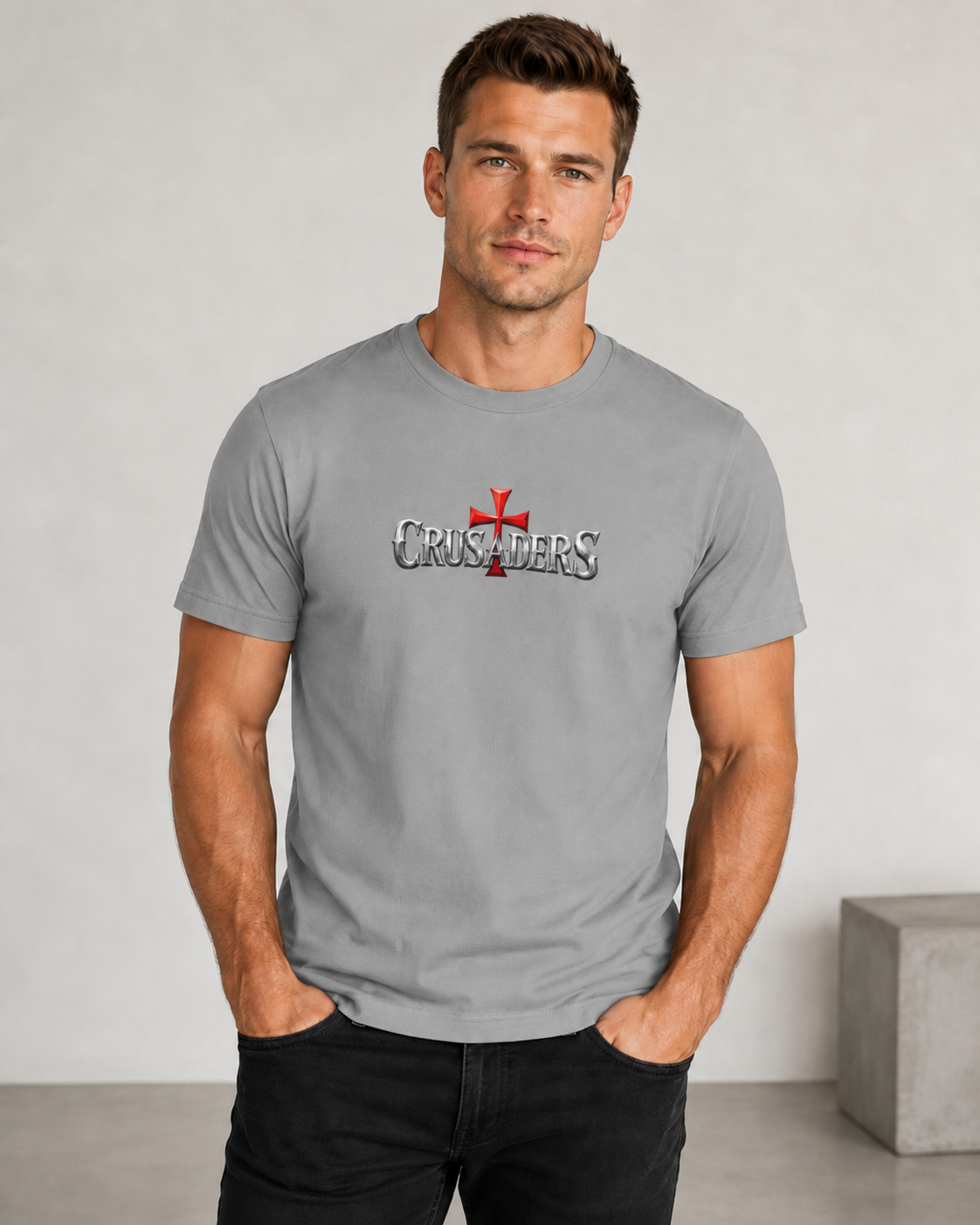 Psalm 144:1 Crusaders Premium Heavyweight Tee