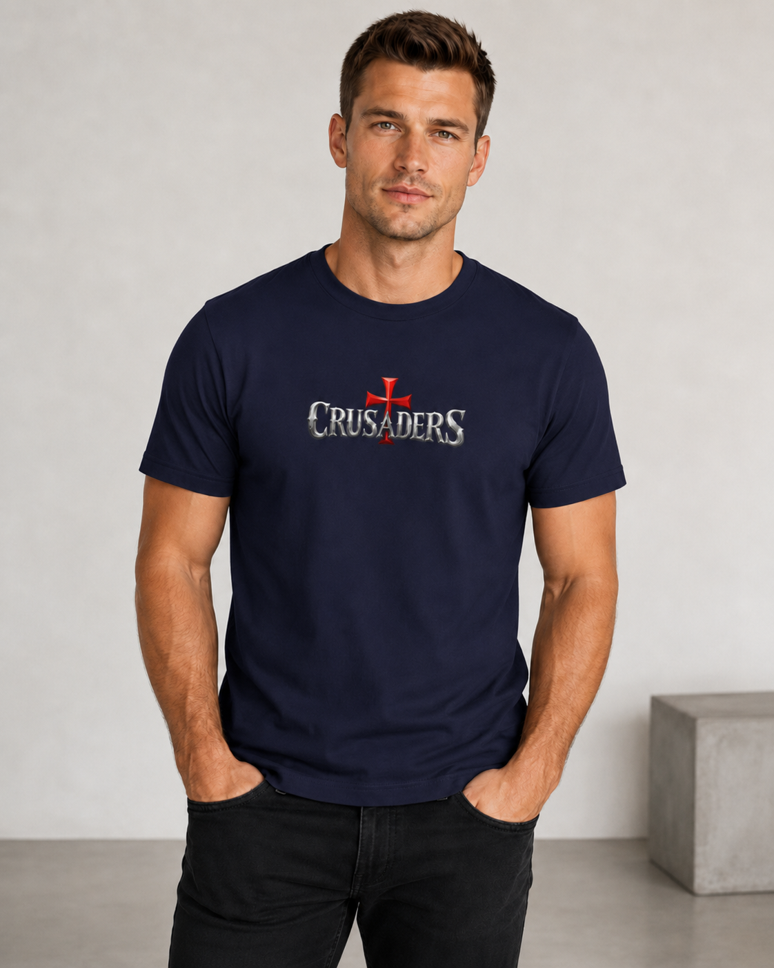 Psalm 144:1 Crusaders Premium Heavyweight Tee