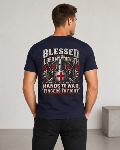 Psalm 144:1 Crusaders Premium Heavyweight Tee