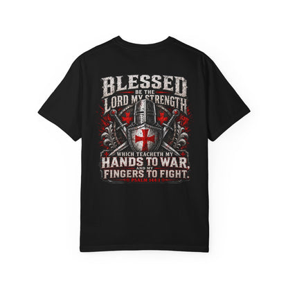 Psalm 144:1 Crusaders Premium Heavyweight Tee