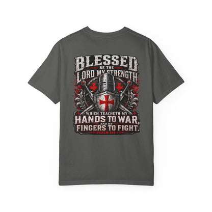 Psalm 144:1 Crusaders Premium Heavyweight Tee